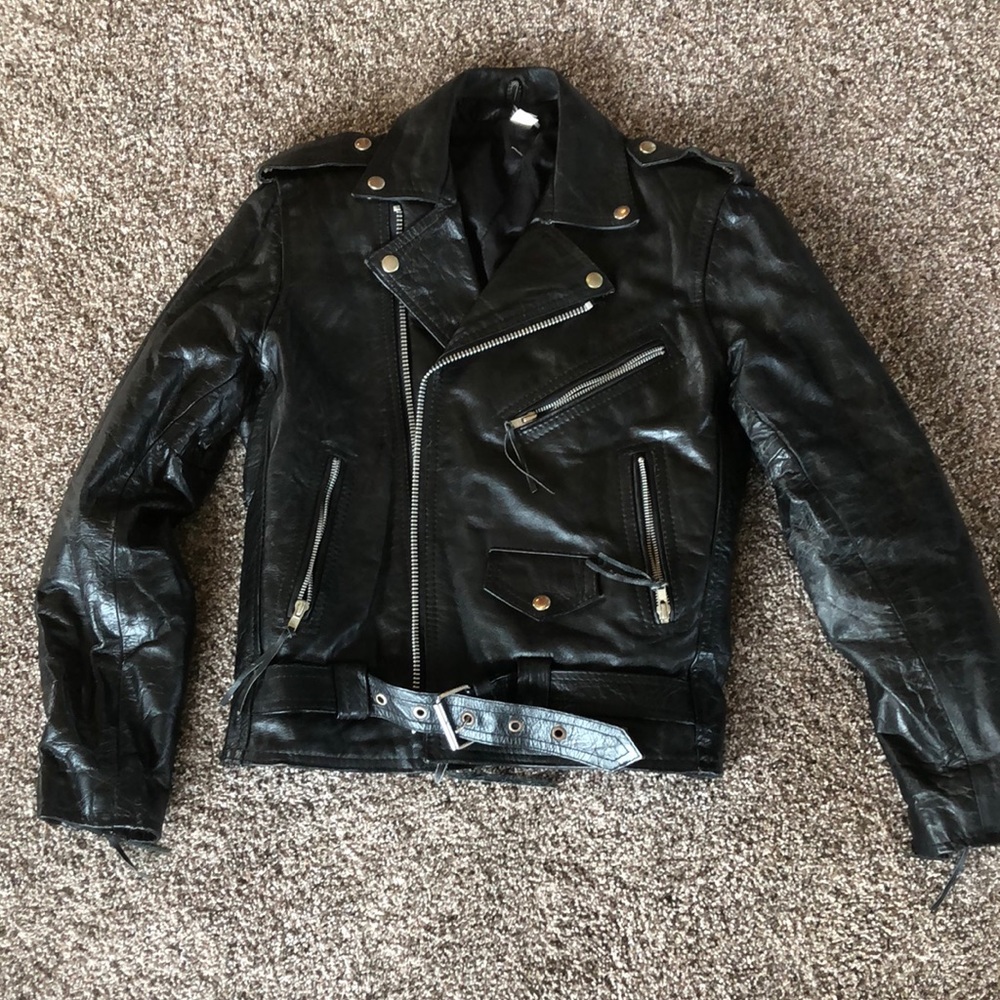 Real Leather Black Jacket